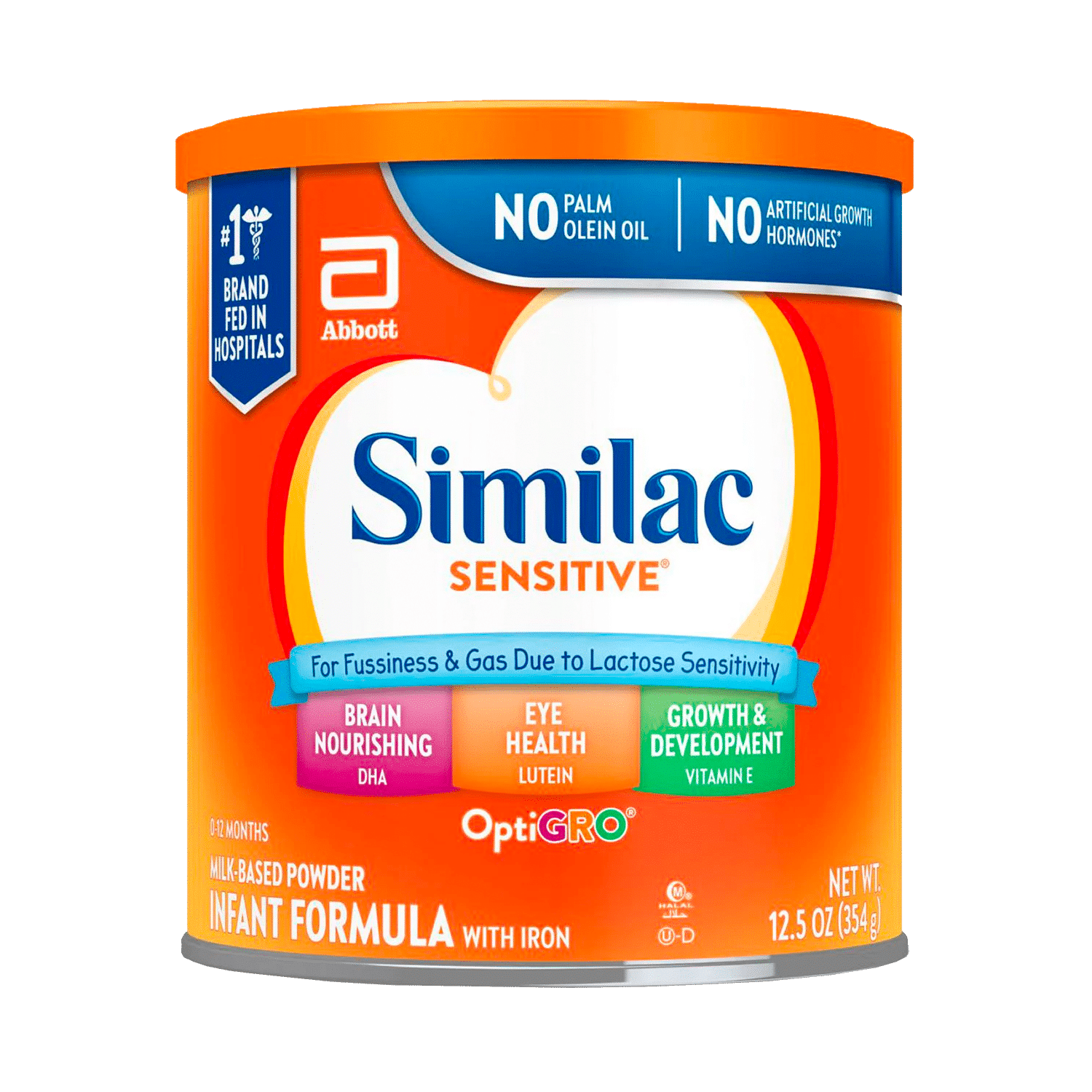 Similac Sensitive Powder Baby Formula, 12.5-oz Can