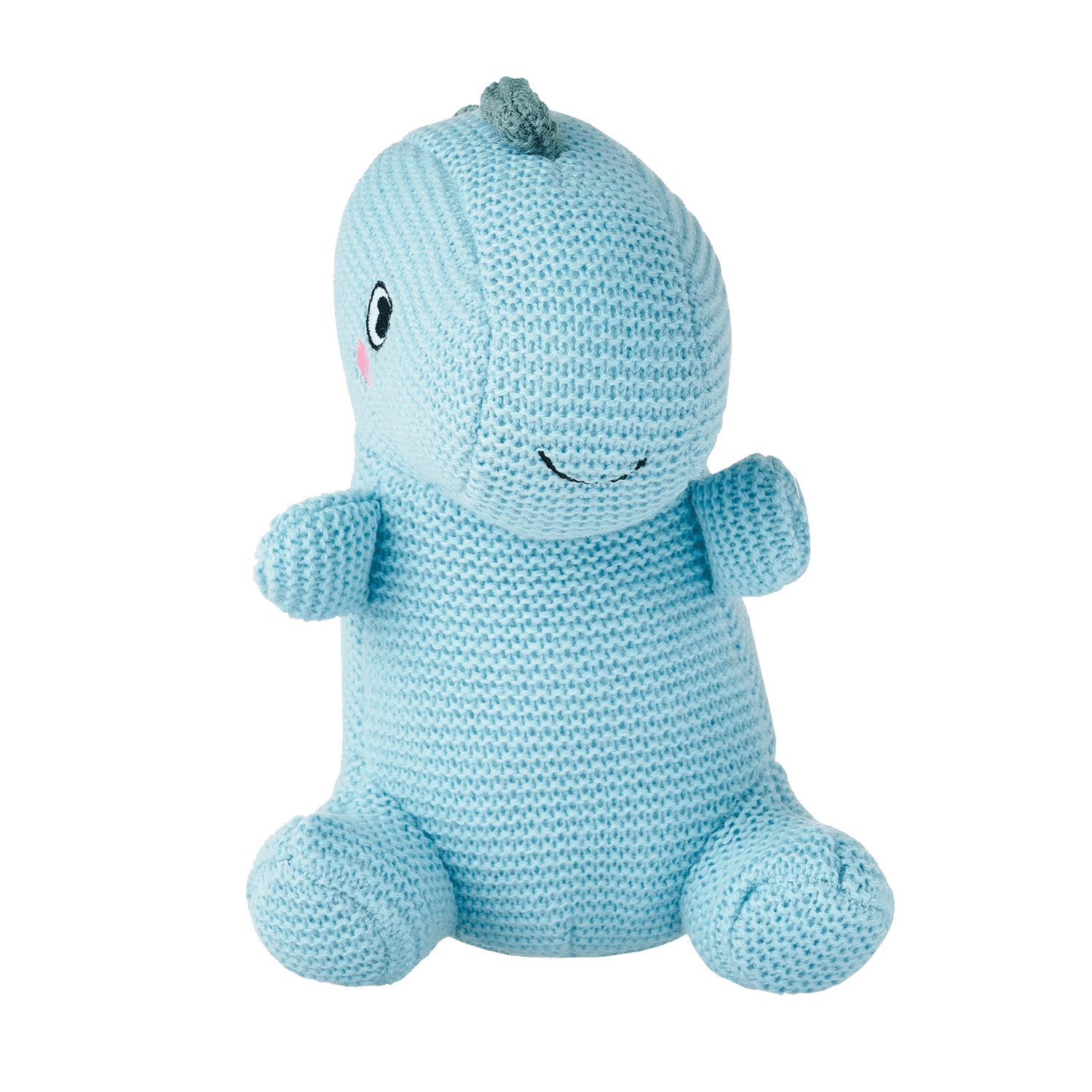 Spark Create Imagine 12.5_ Blue Baby Dinosaur Knit Plush