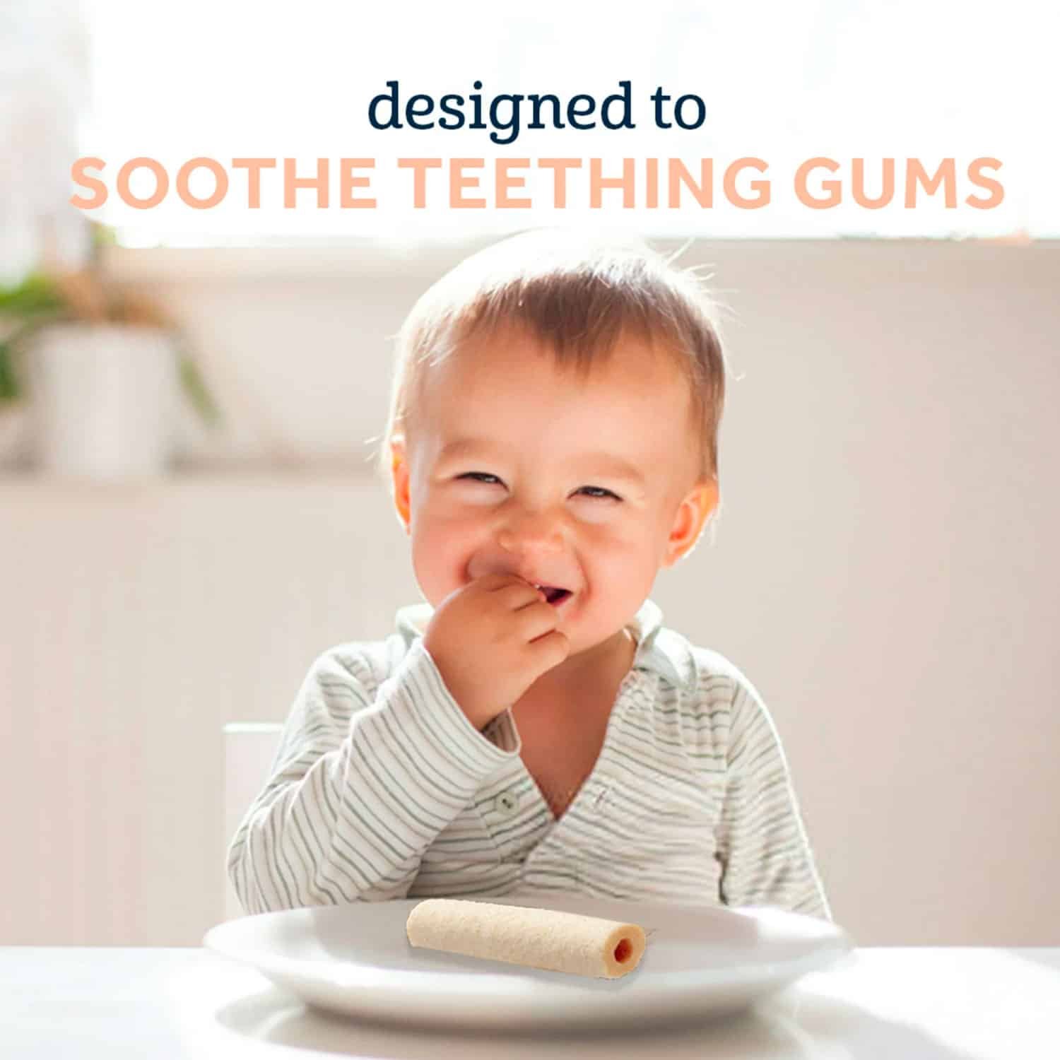 Gerber Snacks for Baby Soothe n Chew Teething Sticks Banana, 0.53 oz Box (6 Pack) - Image 4