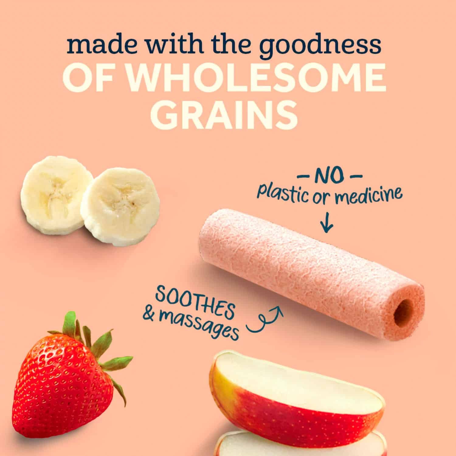 Gerber Snacks for Baby Soothe n Chew Teething Sticks Banana, 0.53 oz Box (6 Pack) - Image 3