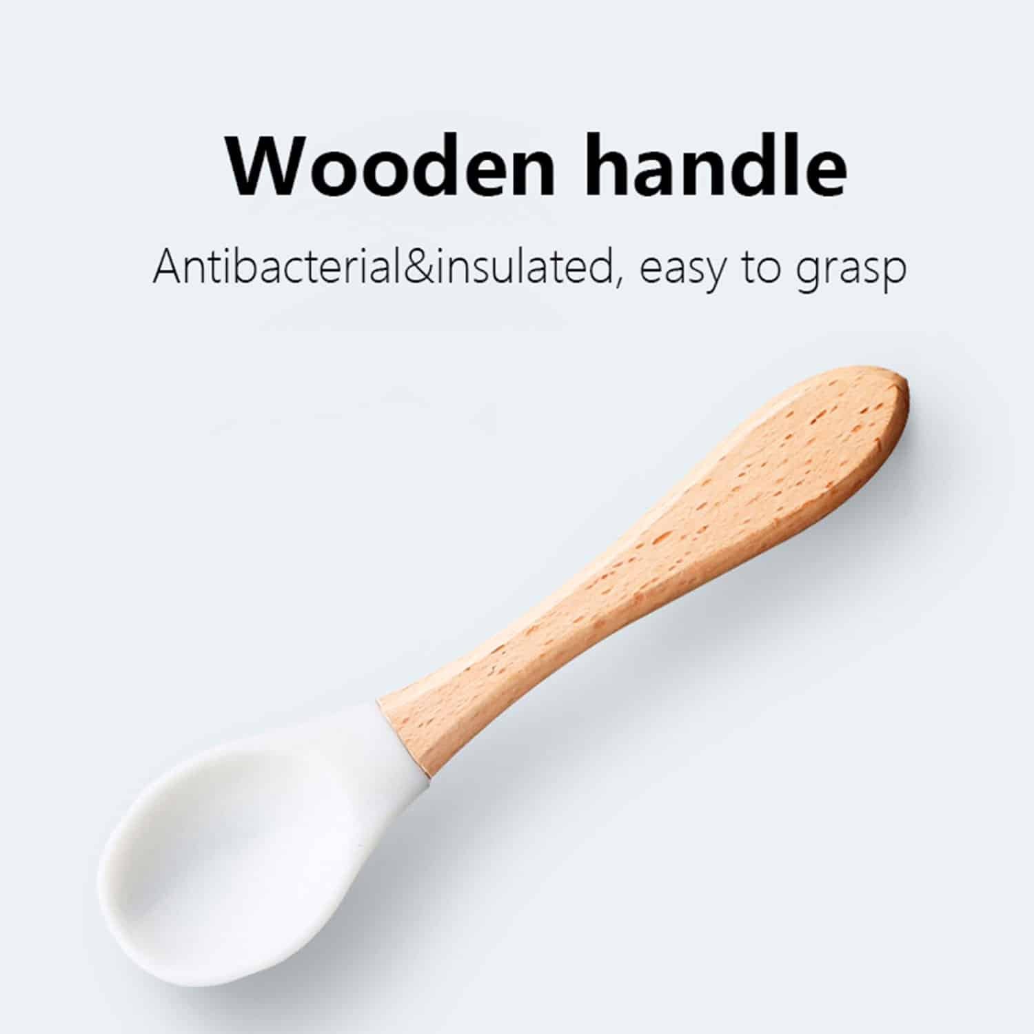 Kiddopark Baby Bowls Toddler Bowls Silicone Suction Bowls for Baby with Spoon - Image 4